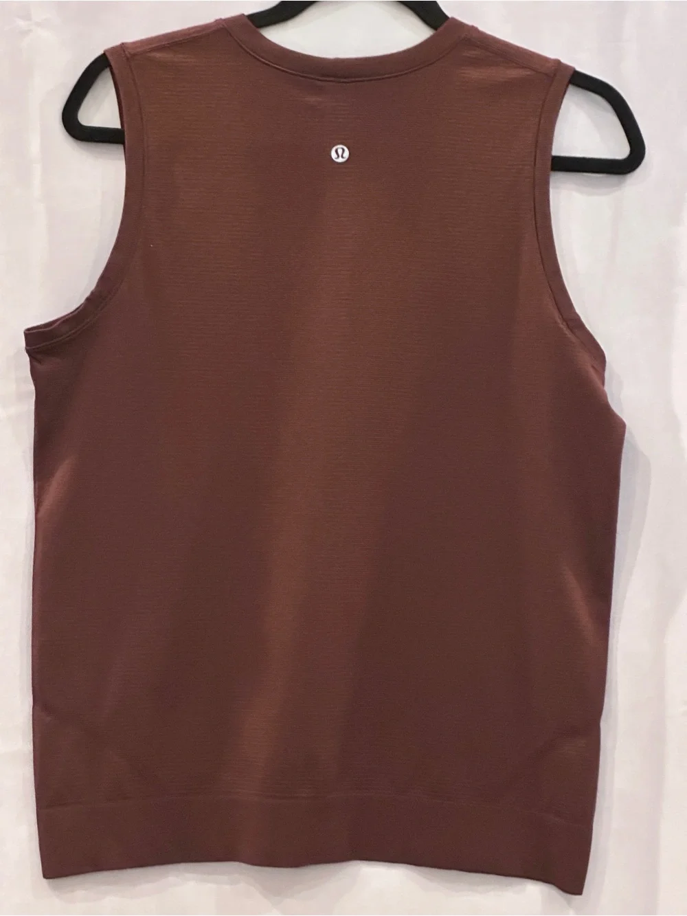 Lululemon Sleeveless Seamless Tank Top Brown Burgundy Size M - Picture 3 of 5